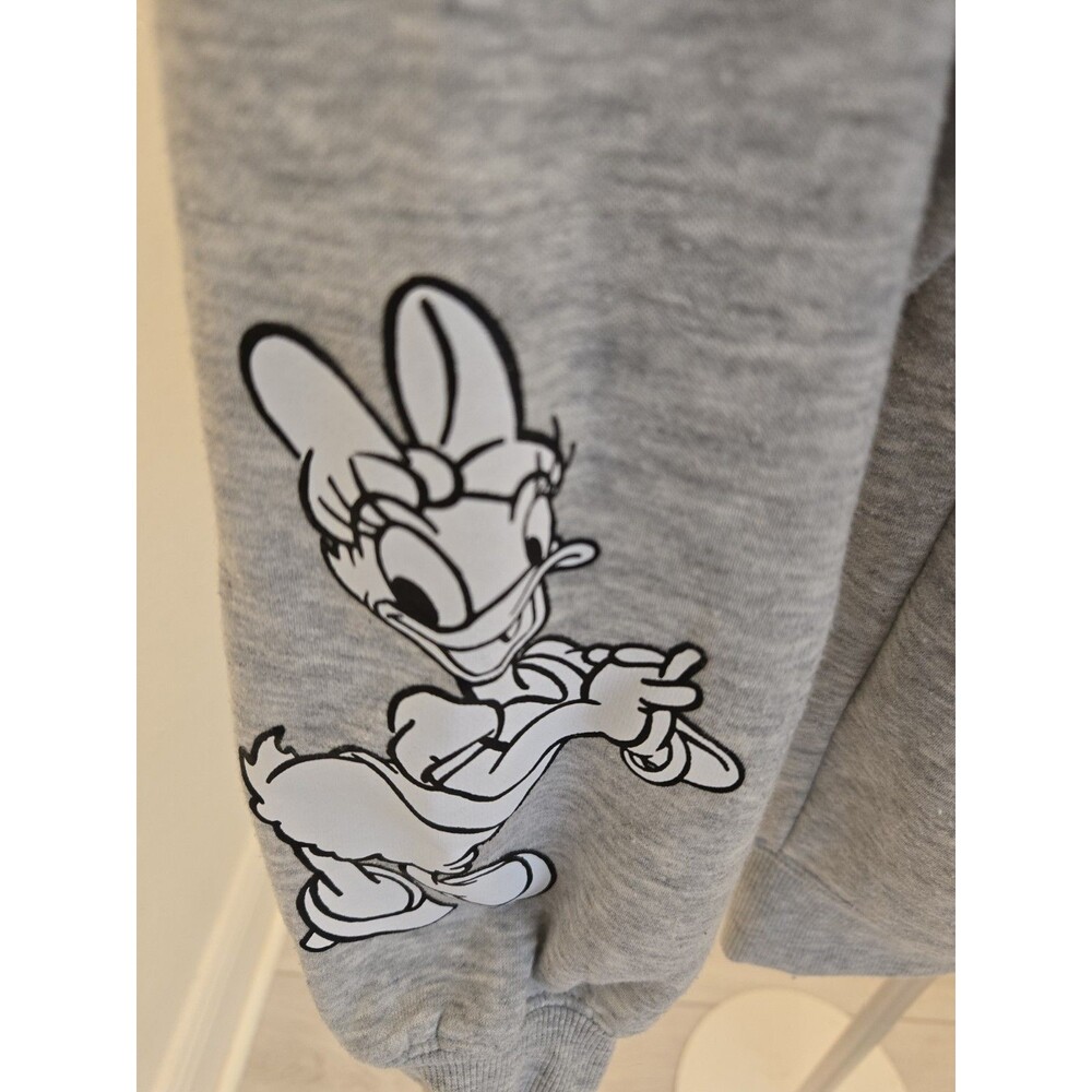 Disney Mickey & Friends Classic Black & White Graphic Crewneck M Sweatshirt - Picture 4 of 14